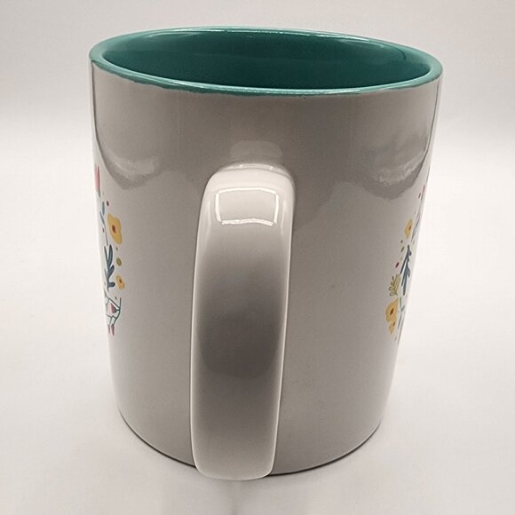 10 Strawberry Street Flowers "Be happy be peaceful be whole" Quote Holds 24oz. - Picture 4 of 8